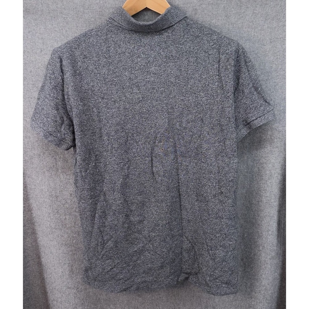 Lacoste Crocodile Polo Shirt FR 5 US Large Slim Gray Cotton Piqué Classic Y2K - Picture 8 of 8